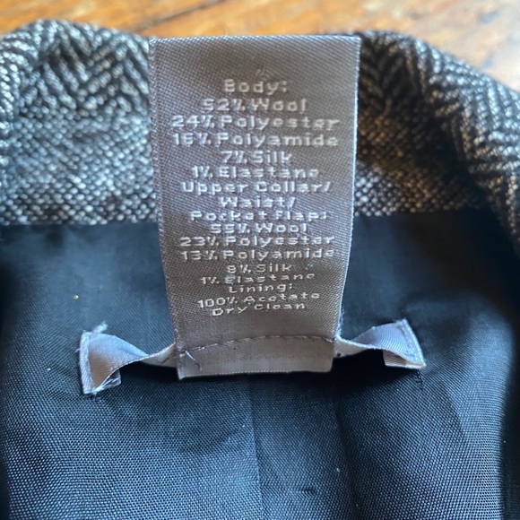 ❄️Silk & Wool Blend Blazer by Ann Taylor 0 - Picture 8 of 8